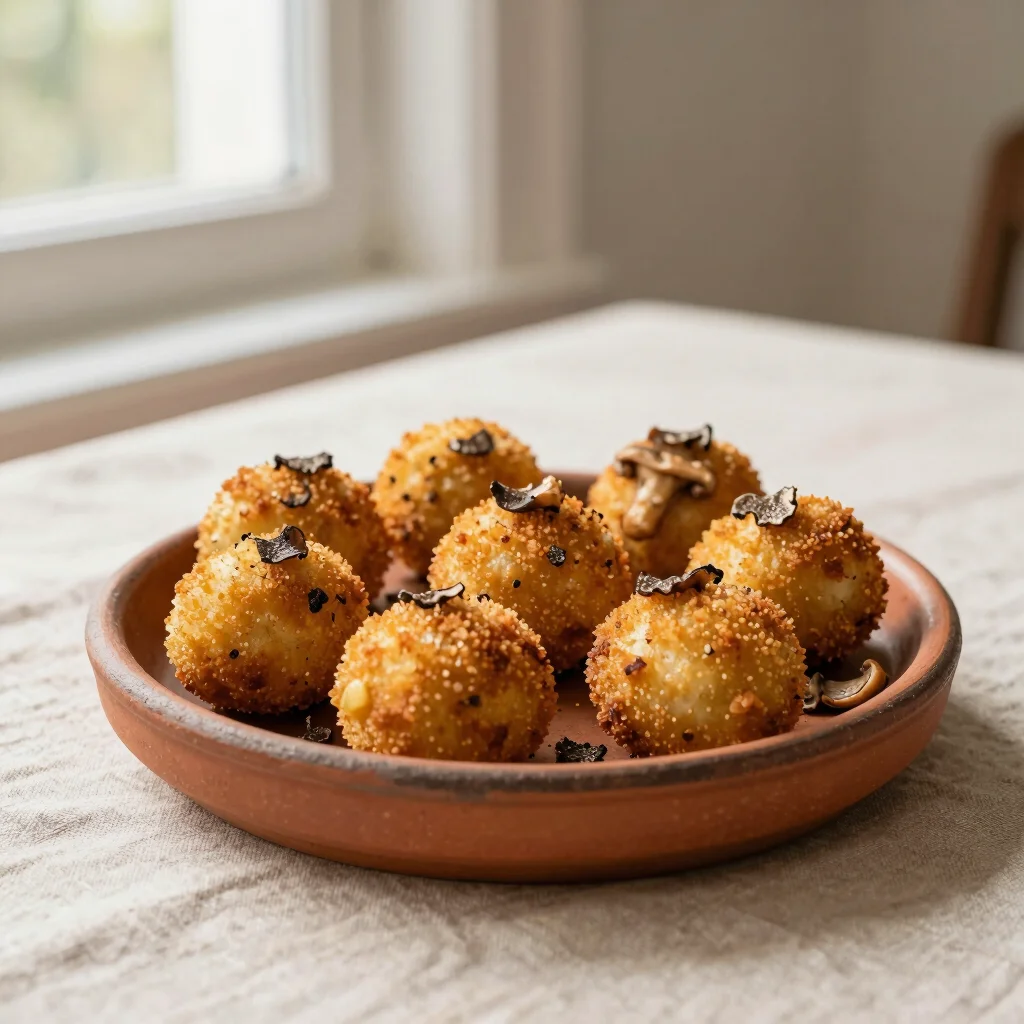 Croquetas de Boletus y Trufa